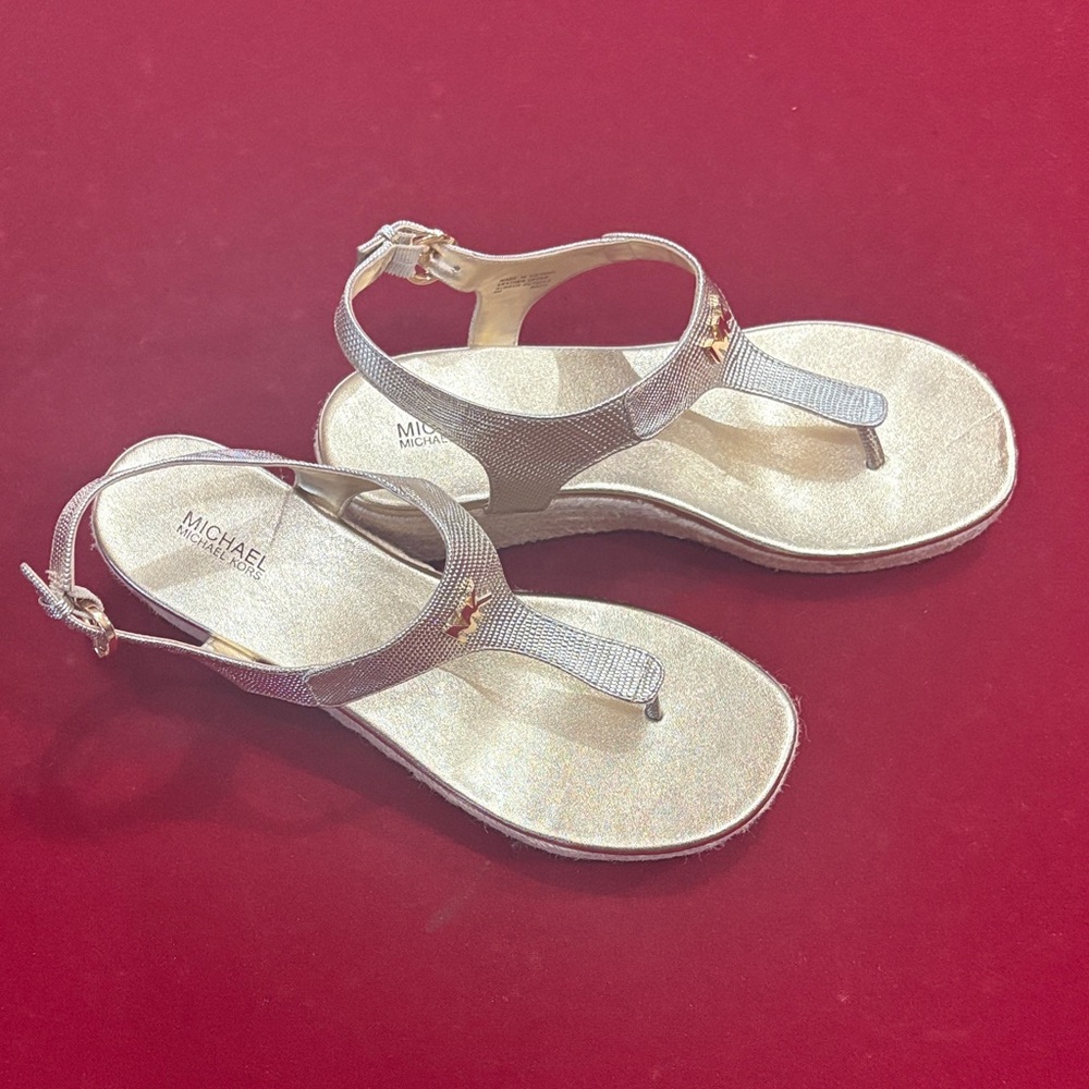 Michael Kors Metallic gold Sandals